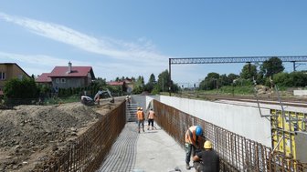 Prace modernizacyjne na przystanku Żurawica