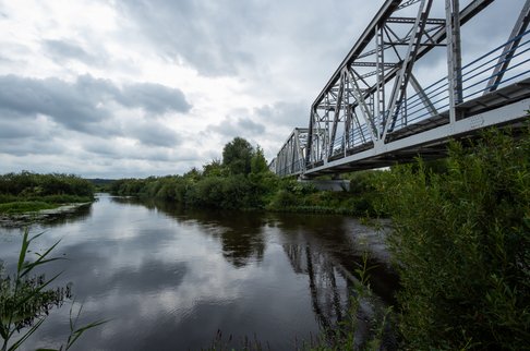 Strabla - most kolejowy, 13.08.2019, fot. Ł. Bryłowski