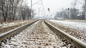 Tory kolejowe na odc. Legnica - Rudna Gwizdanów